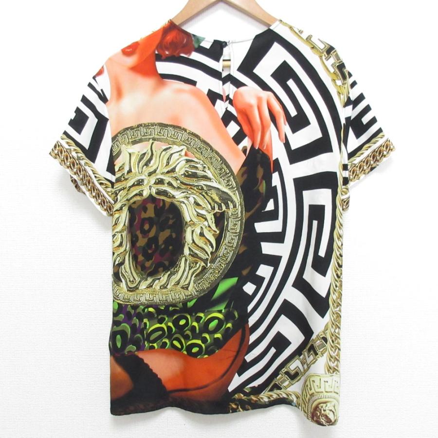 GIANNI VERSACE 美品 ジャンニヴェルサーチ 迷彩メデューサ シルク