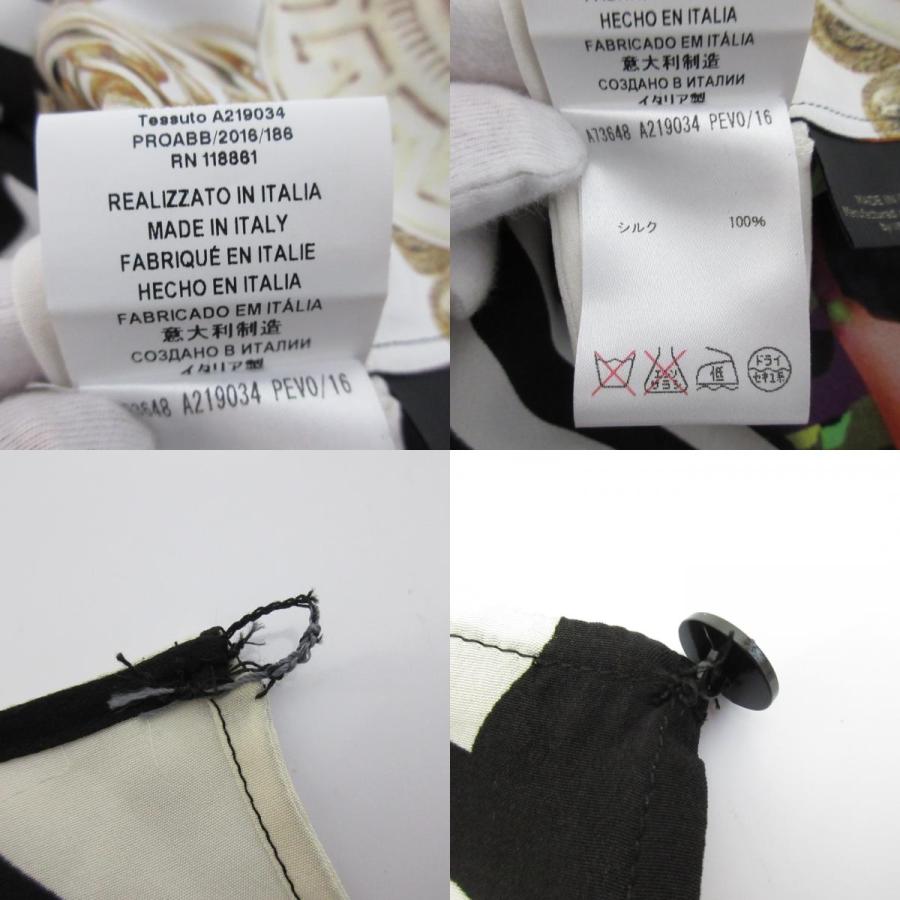 GIANNI VERSACE 美品 ジャンニヴェルサーチ 迷彩メデューサ シルク 