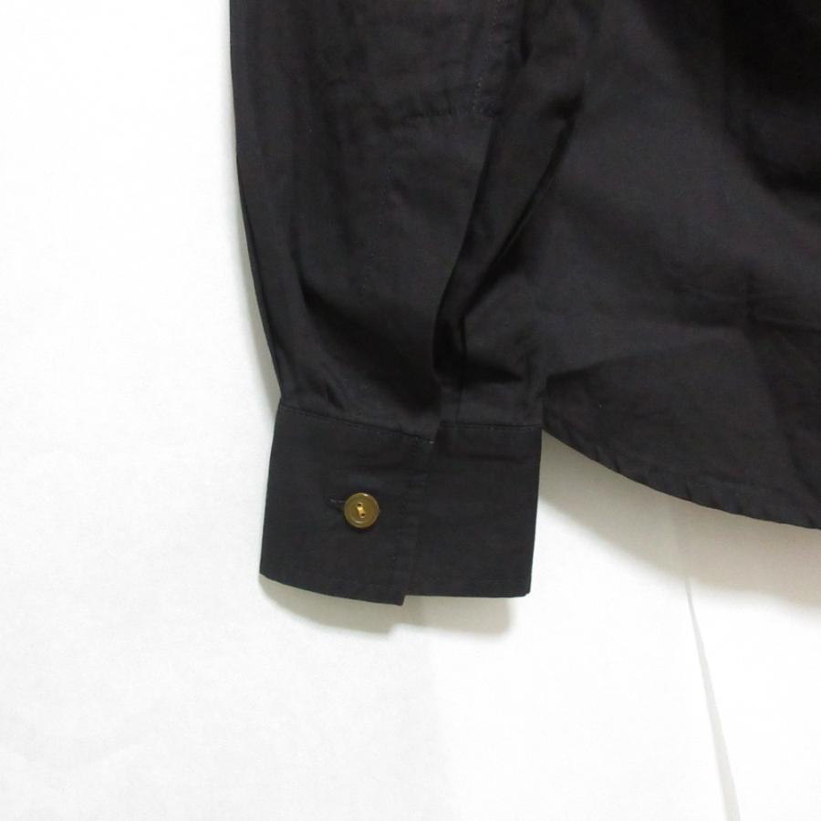 美品 98AW Vivienne Westwood RED LABEL ヴィヴィアンウエストウッド ヴィンテージ オーブ刺繍 シャツ ブラウス 1 ブラック レディース 古着 中古 USED Vivienne Westwood red label 美品 98AW RED LABEL ヴィヴィアン