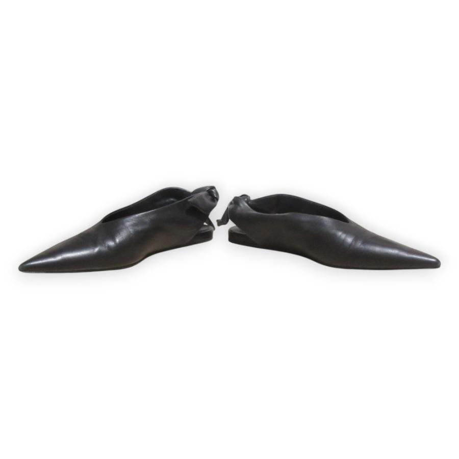 JIL SANDER（ジルサンダー） 良品 レザー バックリボン ポインテッド