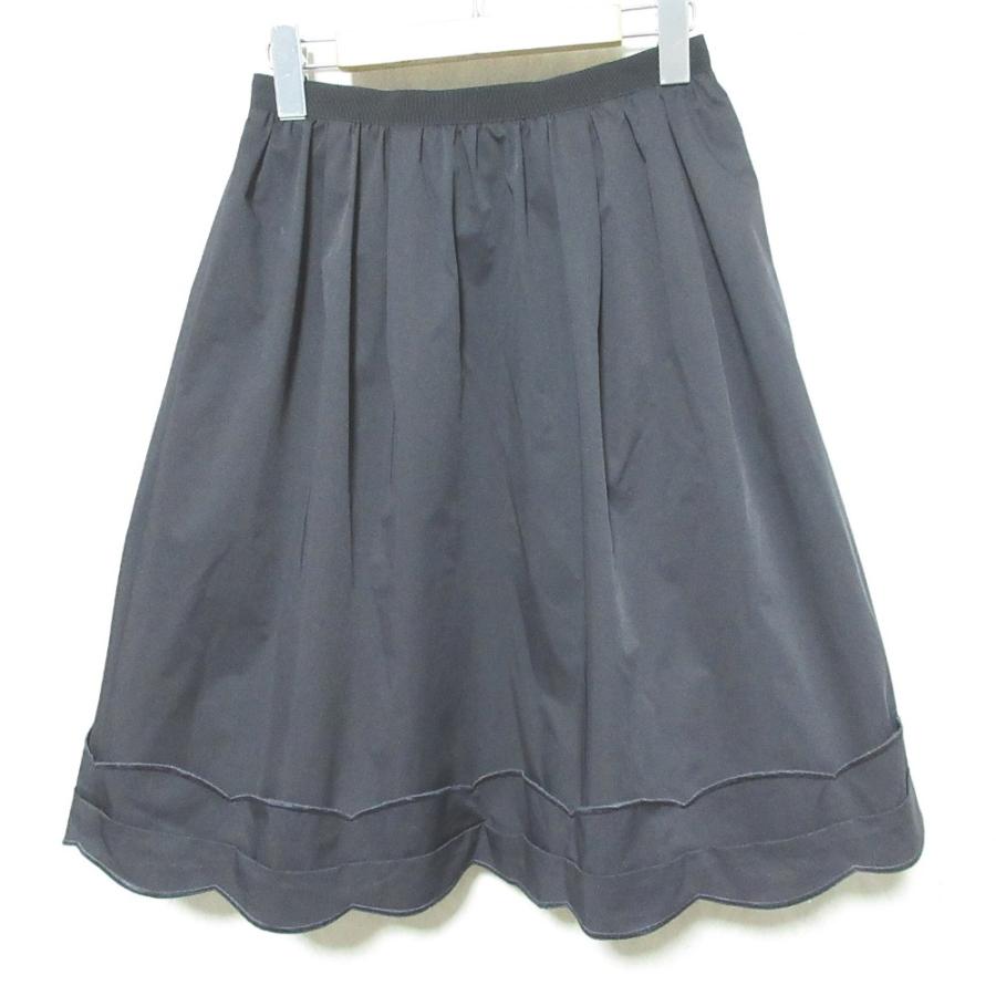 <美品>FOXEYフォクシーニューヨーク ギャザースカート FOXEY NEW YORK 美品 NEWYORK フォクシーニューヨーク ギャザー