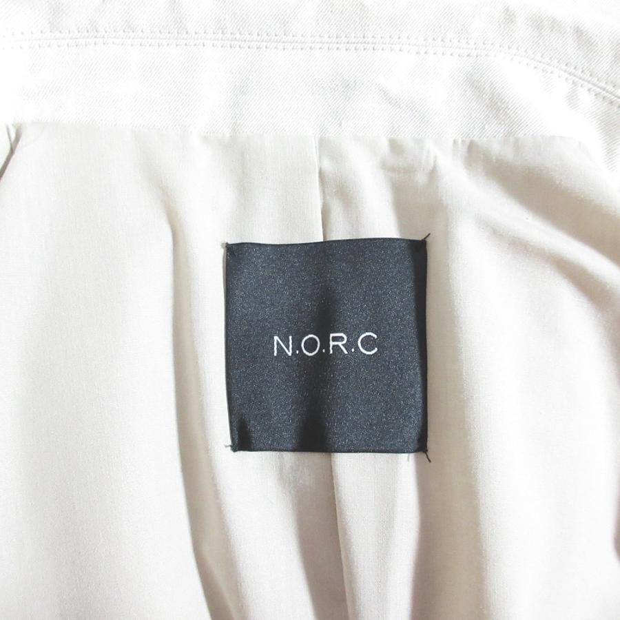 N.O.R.C 良品 ノーク コットン リネン ダブルブレスト ジャケット