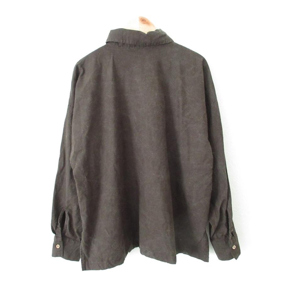 BASERANGE/ブラウス/シルク100%/2024SSモデル BASERANGE 良品 ベースレンジ ワイルドシルク100％ ロング