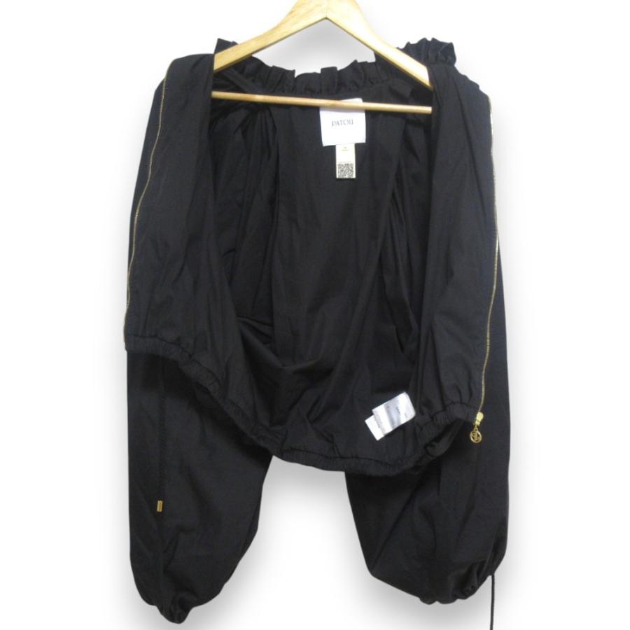 値下げ✴︎PATOU パトゥ シャーリングブラウスショート丈ブルゾン サイズ34 PATOU（パトゥ） 美品 23SS PATOU シャーリングブラウス ショート丈