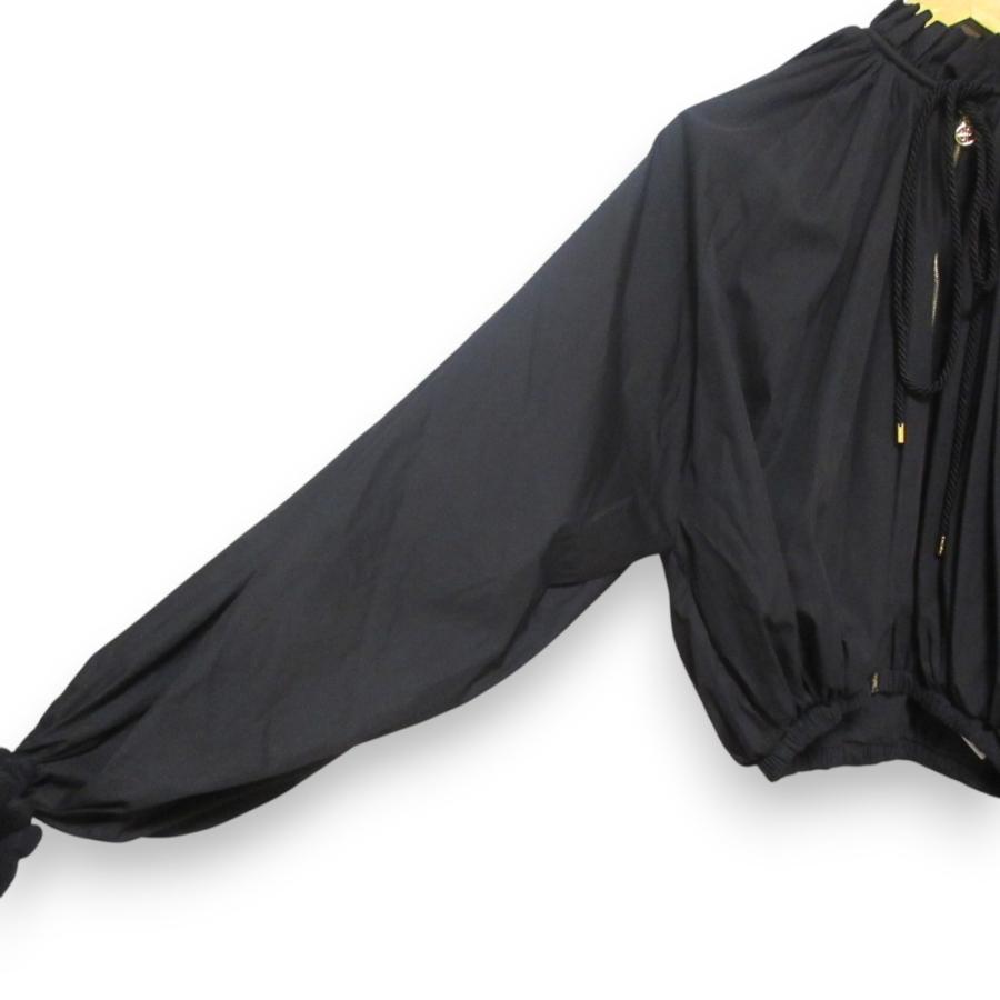 PATOU（パトゥ） 美品 23SS PATOU シャーリングブラウス ショート丈