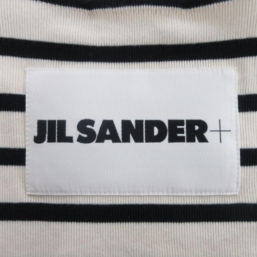 ジルサンダープラス  24SS  J40GC0111 ボーダーリブニットTシャツ レディース M JIL SANDER - ジルサンダープラス 24SS J40GC0111 ボーダーリブニットT