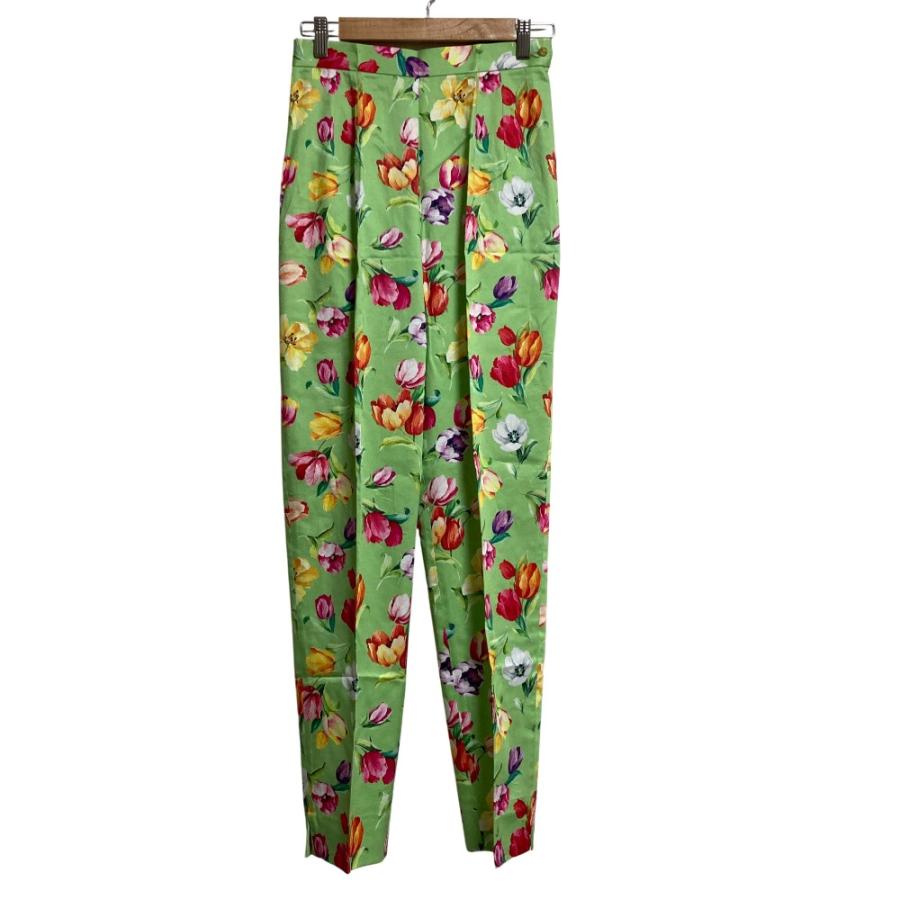 値下USED☆ドルガバ　フラワーパンツ Size40 PAULE KA（ポールカ） 未使用 フラワープリント パンツ サイズ38