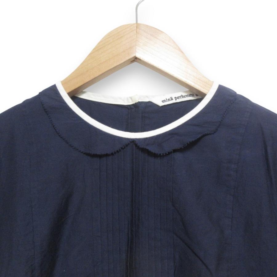 【美品】ミナペルホネン スウェットプルオーバー うさぎプリント ブラック 240711s3-29-3.jpg