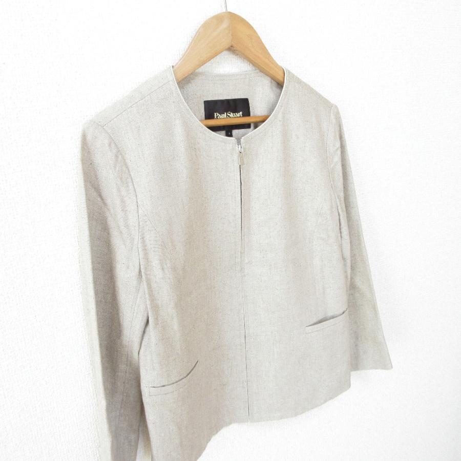 PAUL STUART（ポールスチュアート） 美品 シルク×リネンブレンド