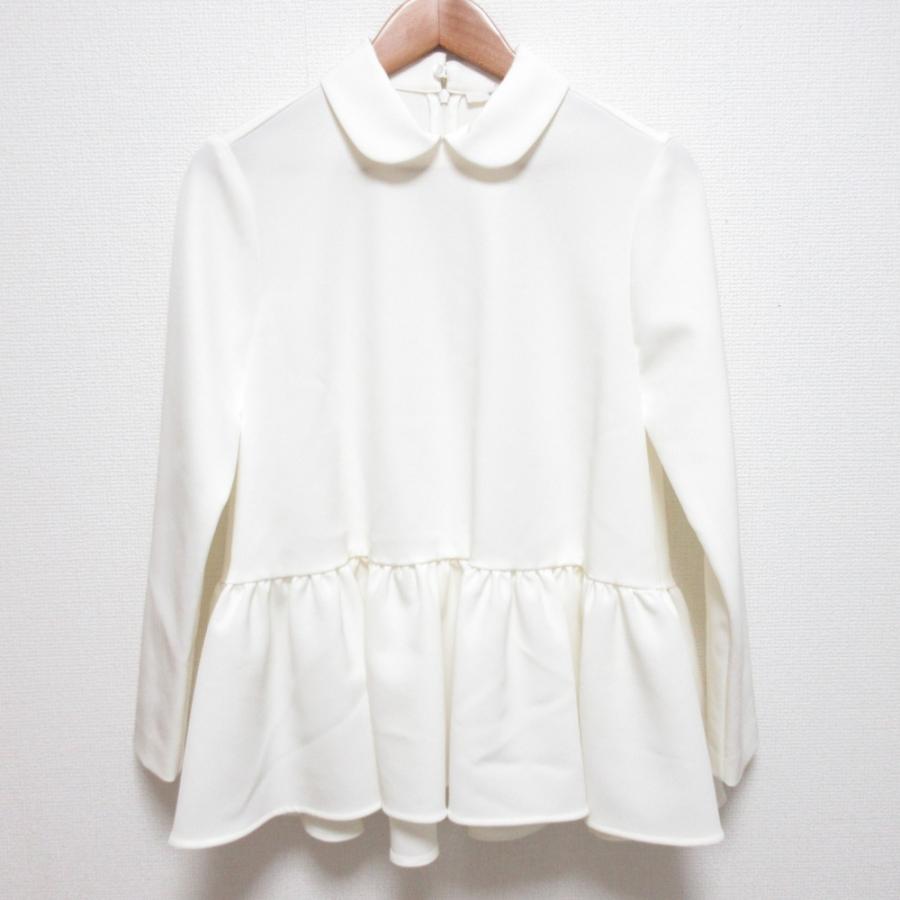 Yori 美品 22SS yori ヨリ ラウンドカラードレスブラウス YR2221-007SP