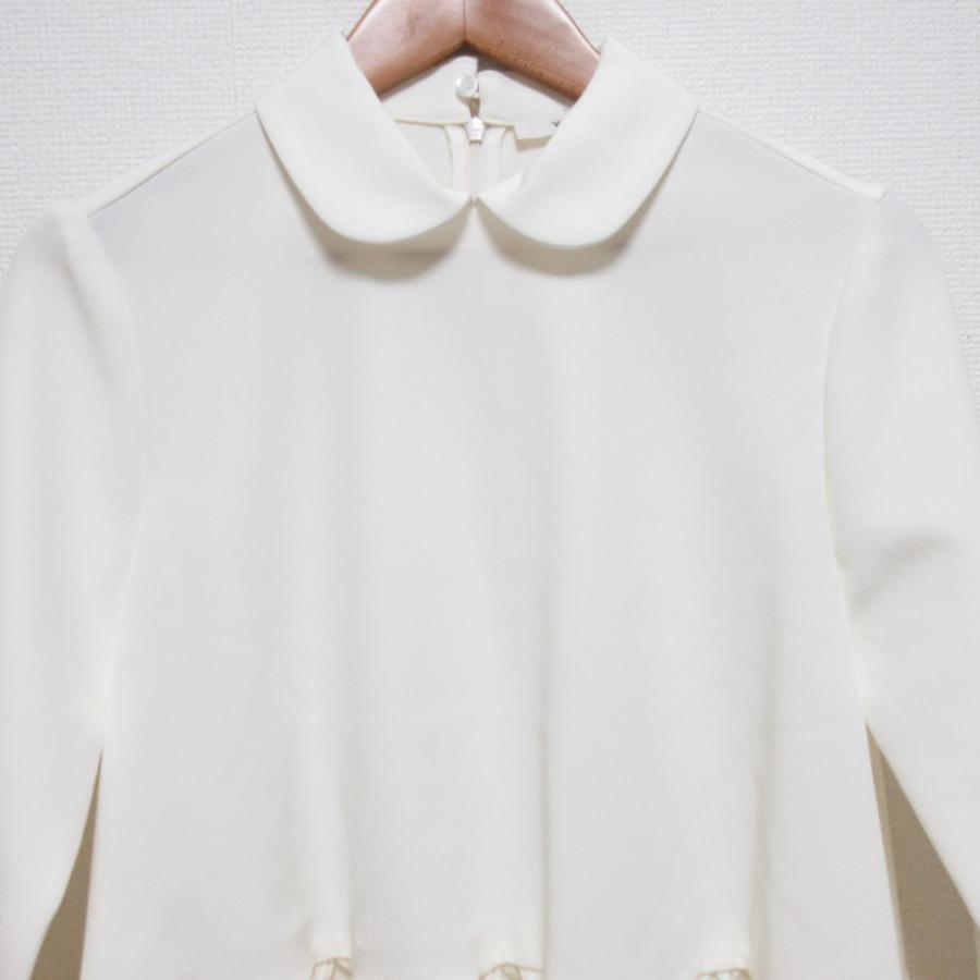 Yori 美品 22SS yori ヨリ ラウンドカラードレスブラウス YR2221-007SP