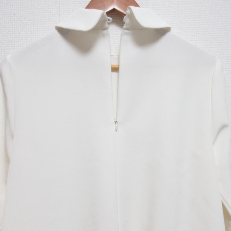 Yori 美品 22SS yori ヨリ ラウンドカラードレスブラウス YR2221-007SP