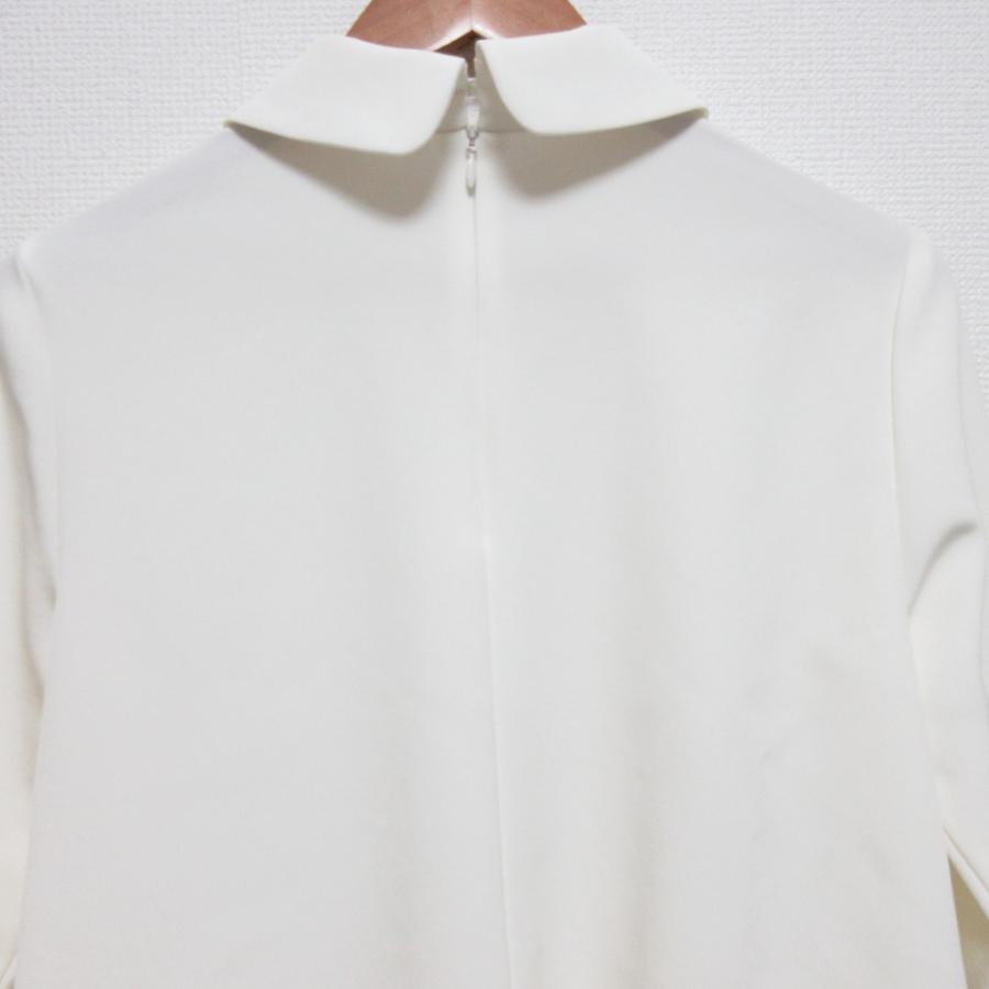 Yori 美品 22SS yori ヨリ ラウンドカラードレスブラウス YR2221-007SP