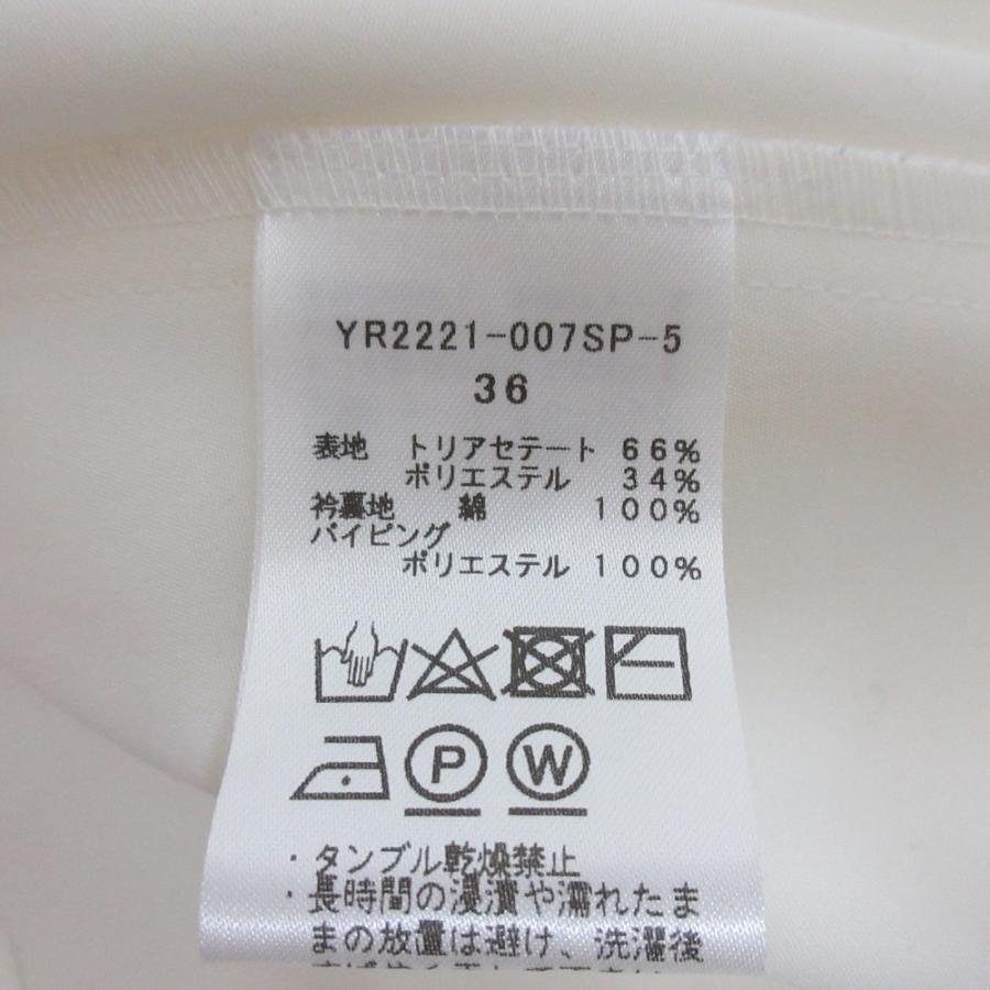 Yori 美品 22SS yori ヨリ ラウンドカラードレスブラウス YR2221-007SP