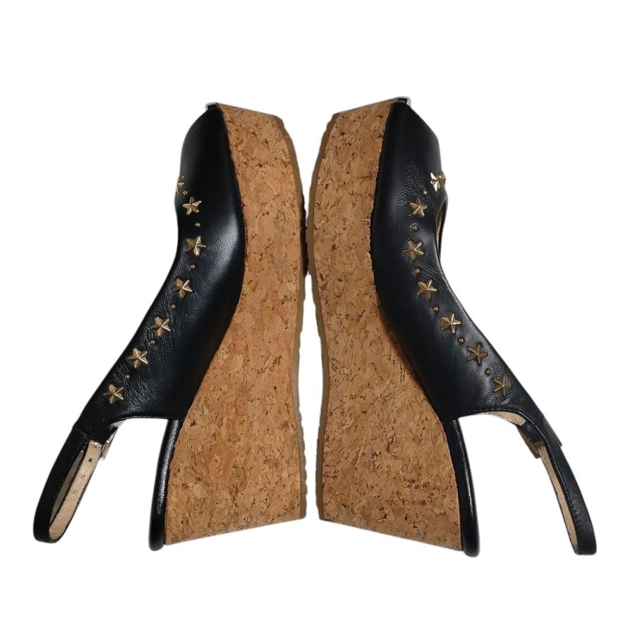 Jimmy Choo ジミーチュウ トングサンダル スエード コルクソール 35