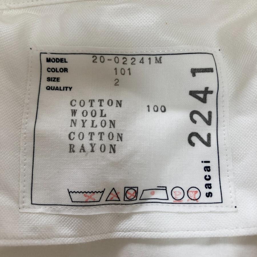 sacai（サカイ） 美品 クリーニング済 Poplin Shirt レイヤード シャツ