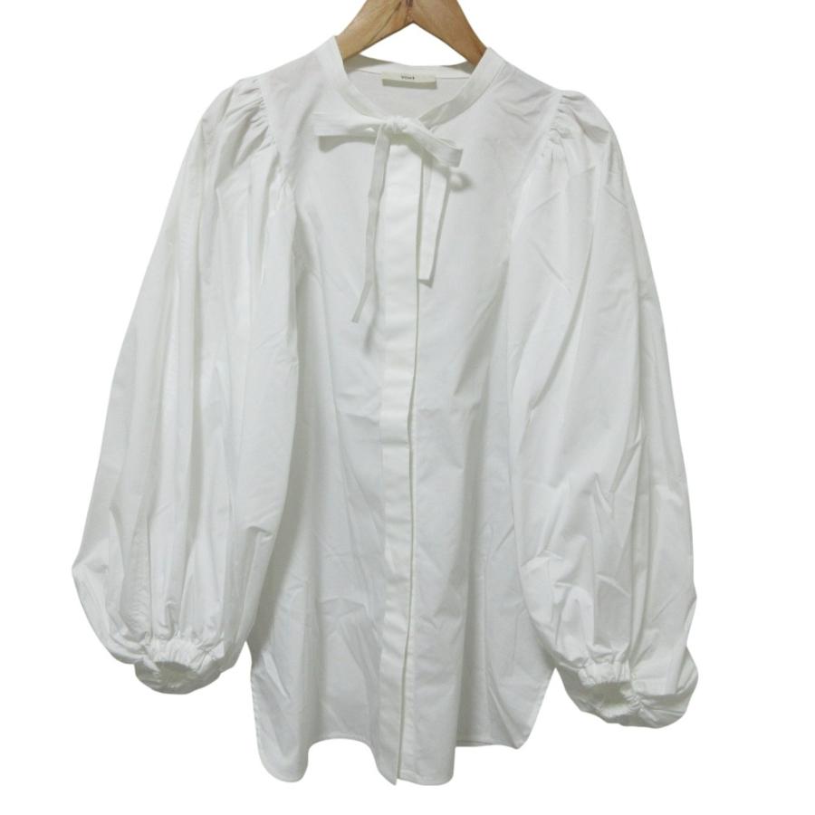 Yori 良品 クリーニング済 21AW yori ヨリ リボン パフスリーブ  