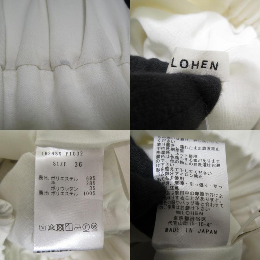 LOHEN（ローヘン） 良品 24SS LOHEN プリーツタックストレートパンツ