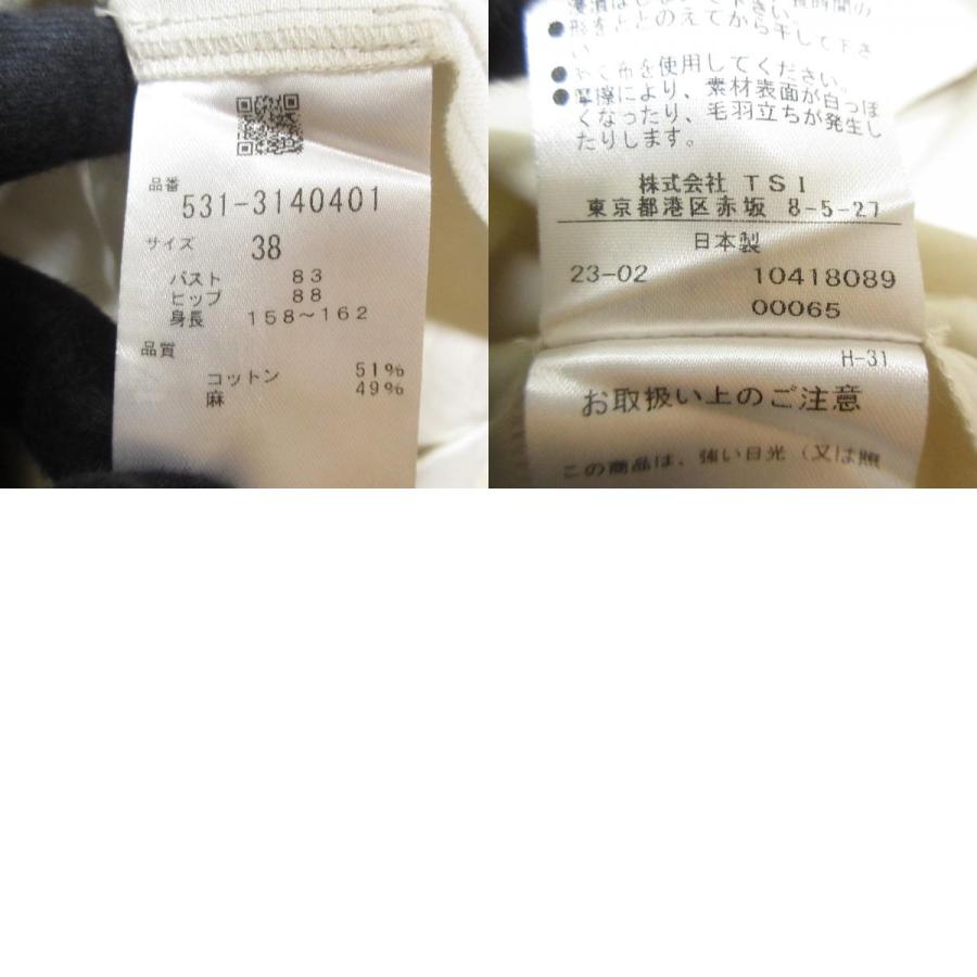 ADORE（アドーア） 美品 23SS ADORE コットンリネン ディスチャージ 