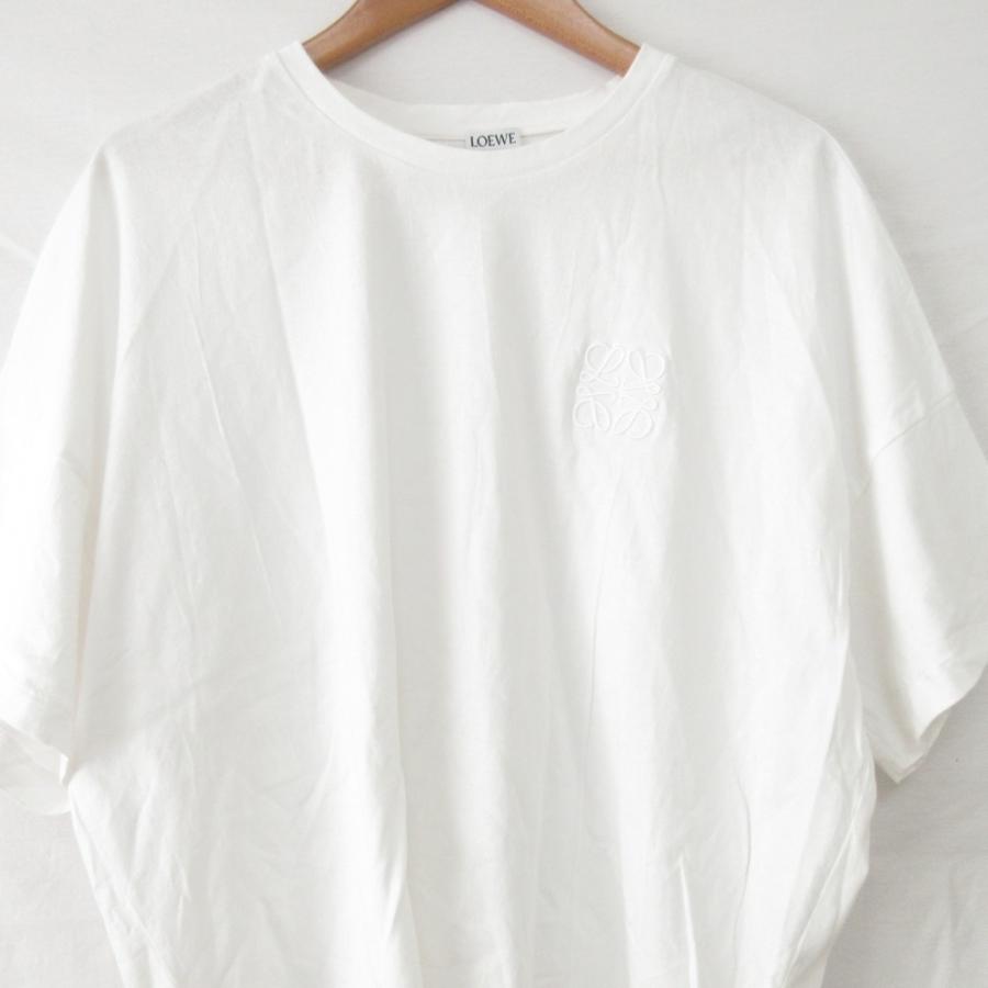 LOEWE（ロエベ） 美品 アナグラム刺繍 アシンメトリーヘム オーバー