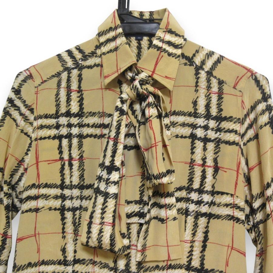 BURBERRY（バーバリー） 美品 BURBERRY LONDON ノバチェック柄 シルク 