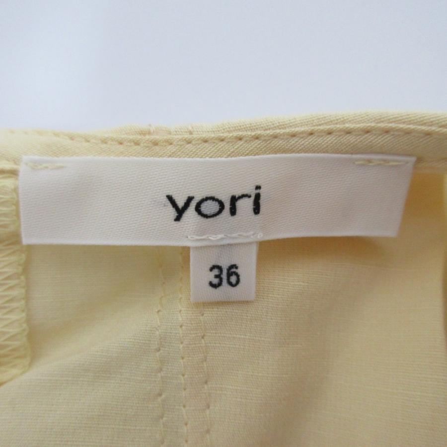 Yori 美品 21SS yori ヨリ ボリュームスリーブ リネンブレンド 