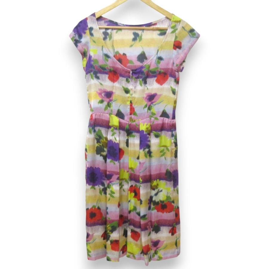 美品Comme des Garçonsフラワー ノースリーブ ワンピース S COMME des GARCONS 美品 08SS コムデギャルソン 不協和音期