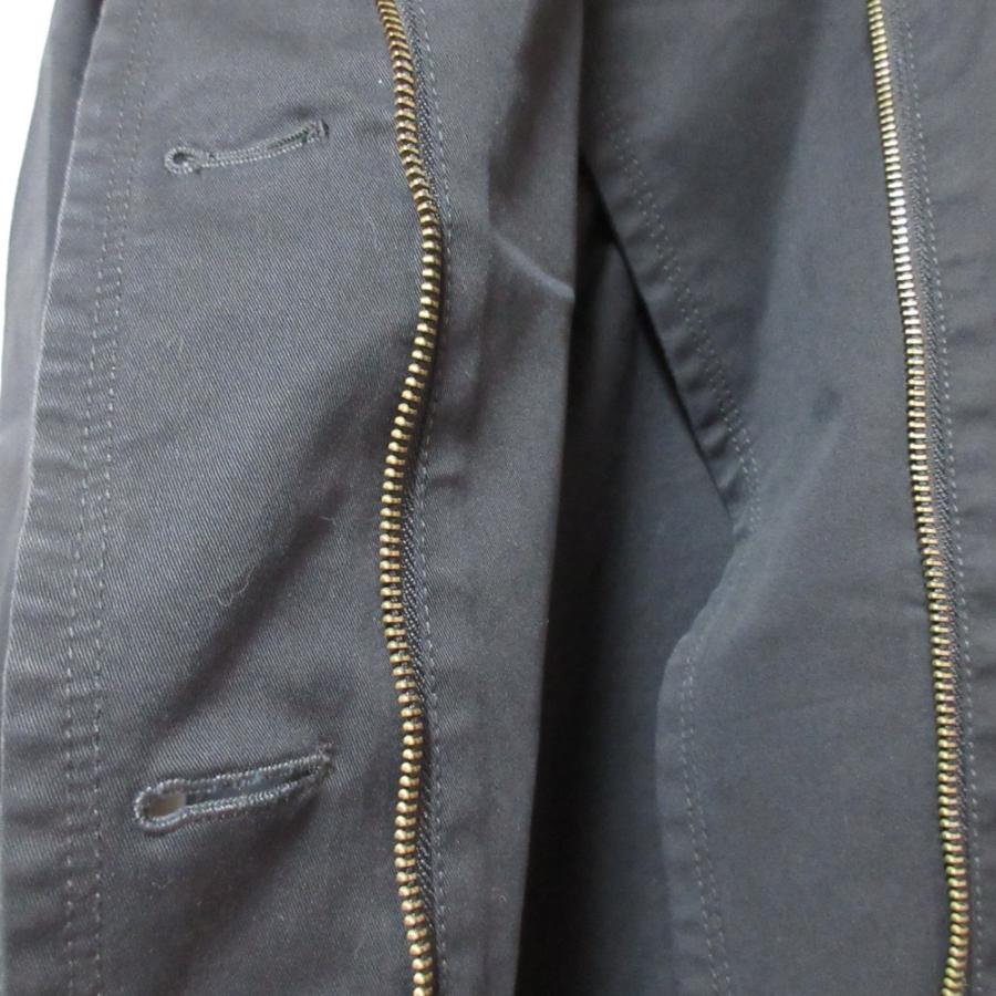 美品♪バーバリーブルーレーベル コットン ライダースジャケット グレー 38 BURBERRY BLUE LABEL 美品 バーバリーブルーレーベル ストレッチ