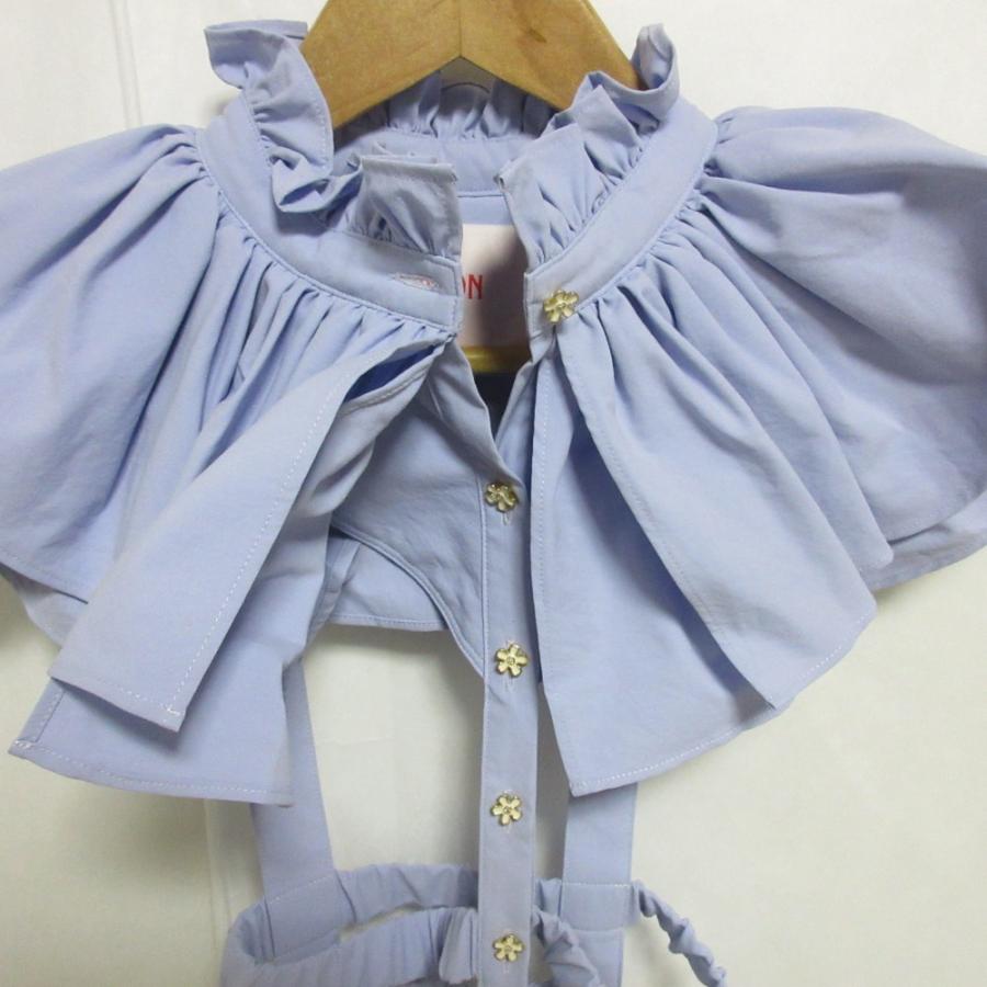 美品 22SS SIIILON シーロン Ruffled shirt collar ラッフルシャツ  