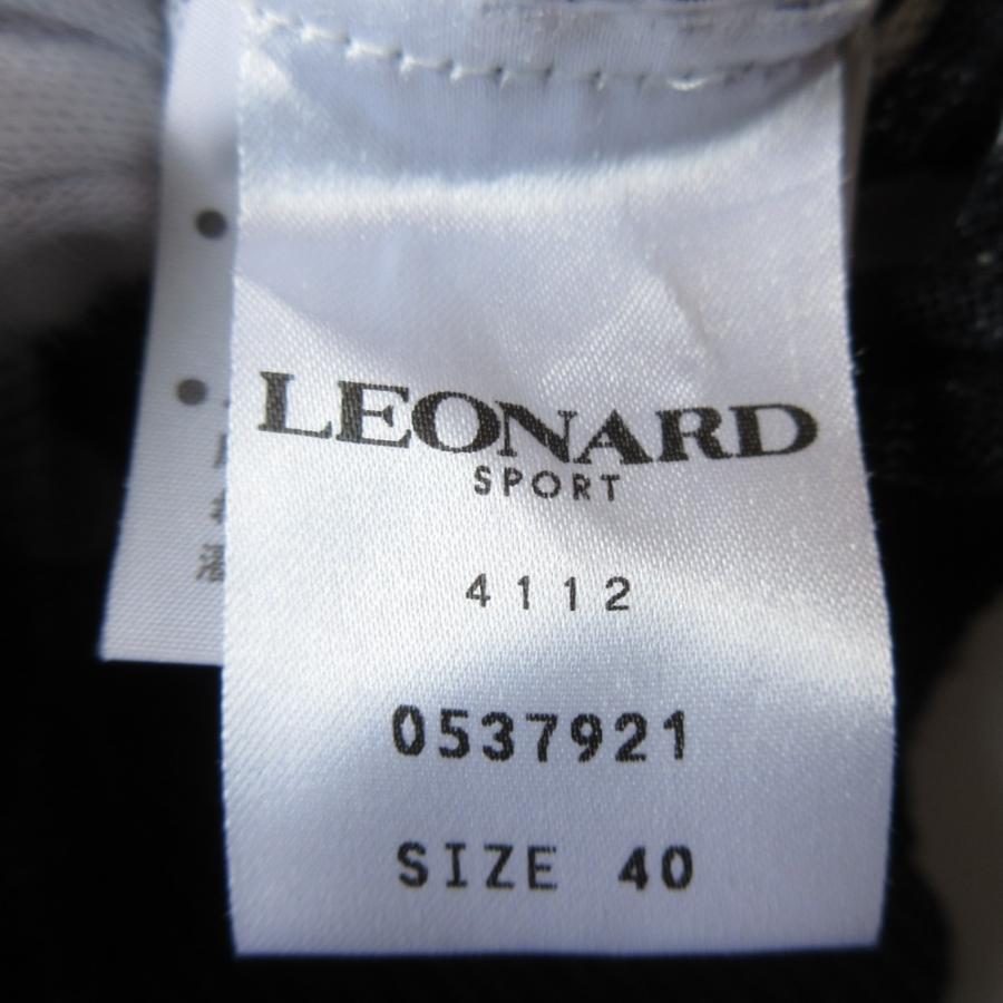 LEONARD SPORT 良品 レオナールスポーツ ラインストーン 長袖 ニット