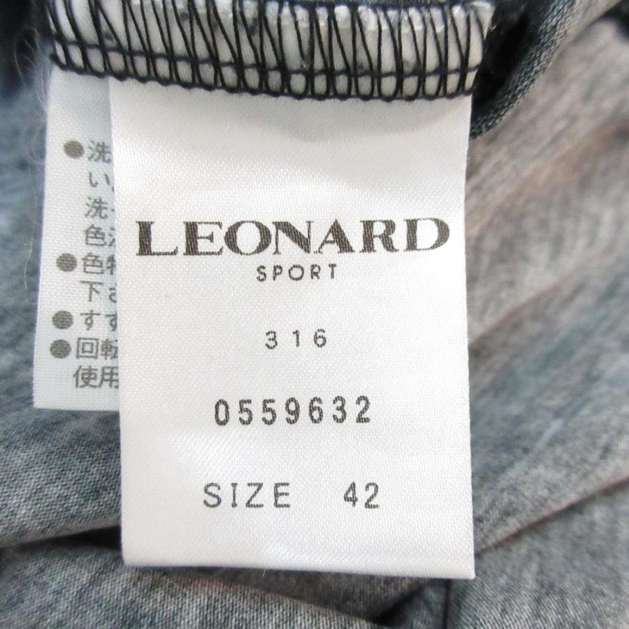 LEONARD 美品 レオナールスポーツ フラワープリント ストレッチ
