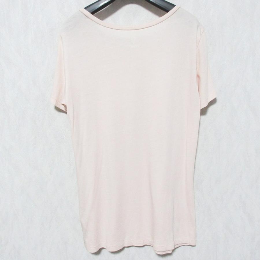 良品 TORY BURCH トリーバーチ ロゴプリント ショートスリーブ Tシャツ カットソー S ホワイト ブルー レディース 古着 中古 USED Tory Burch - TORY BURCH トリーバーチ Tシャツ・カットソー XS 白