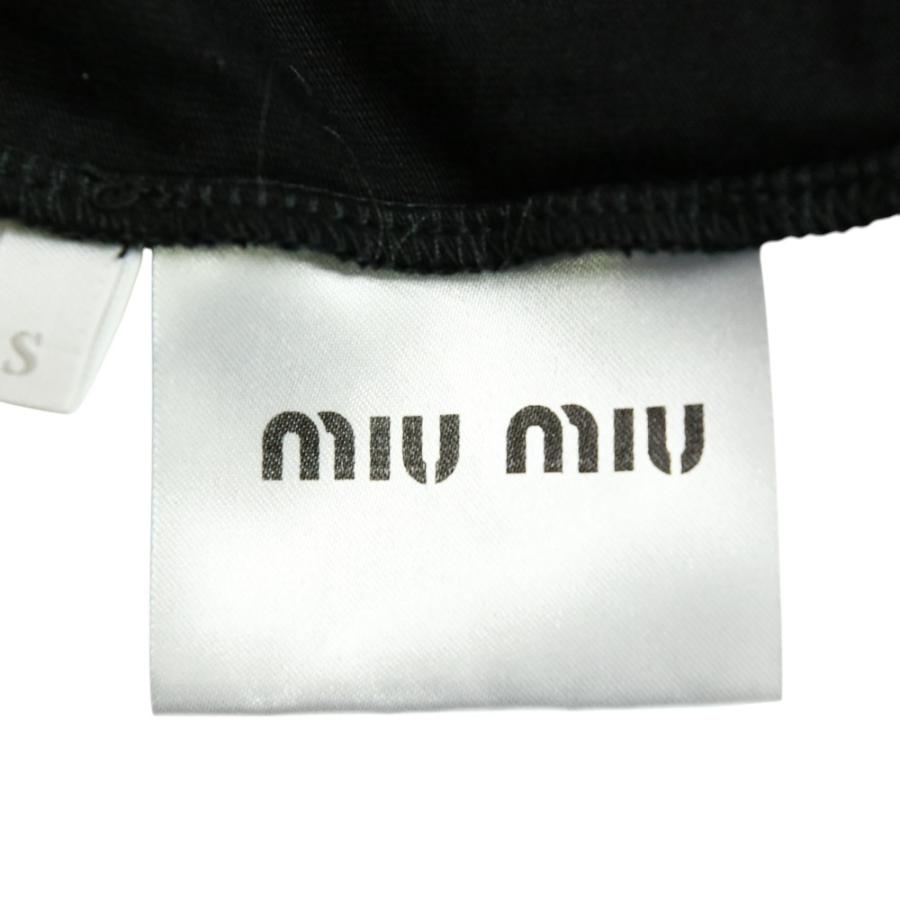 miu miu（ミュウミュウ） 美品 レース切替 Tシャツ ワンピース S