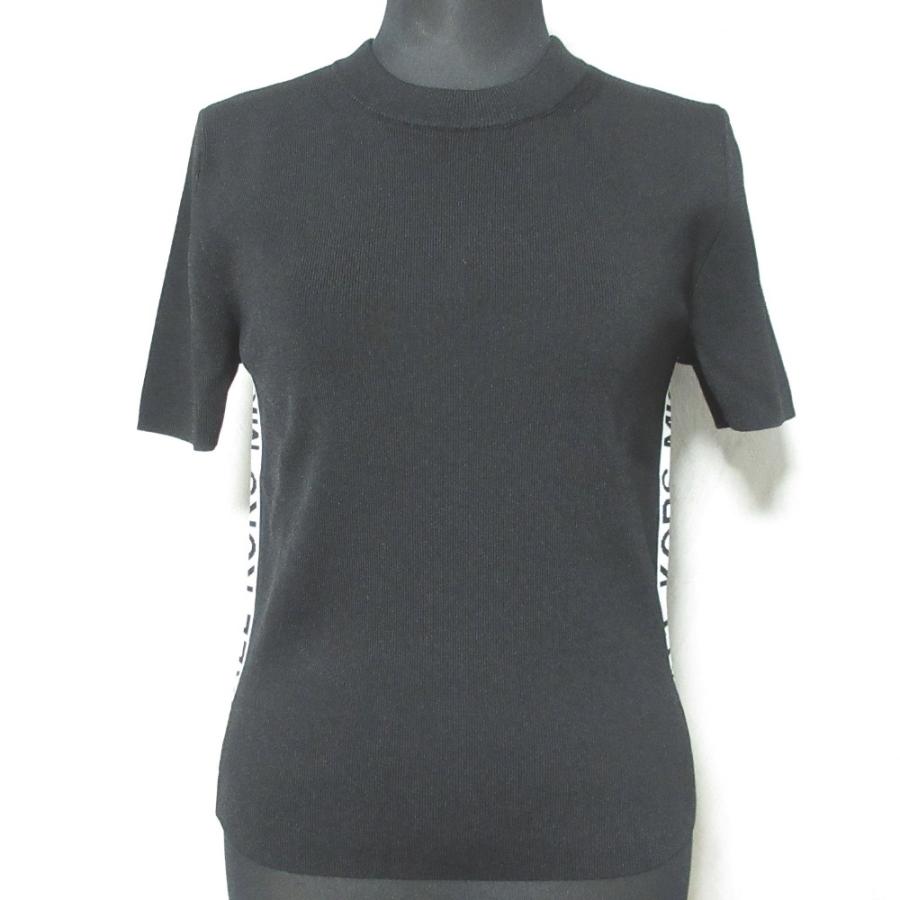 美品 23SS MICHAEL KORS マイケルコース サイドロゴ ニット カットソー  