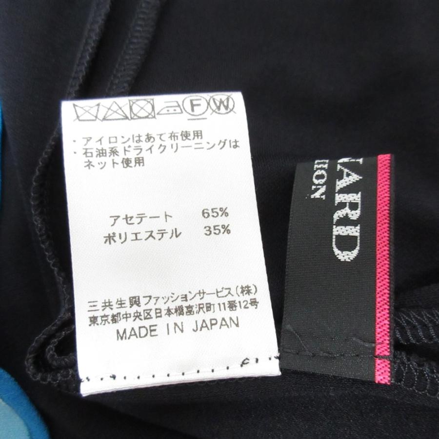 LEONARD（レオナール） 美品 カンカン素材 フラワープリント トリム