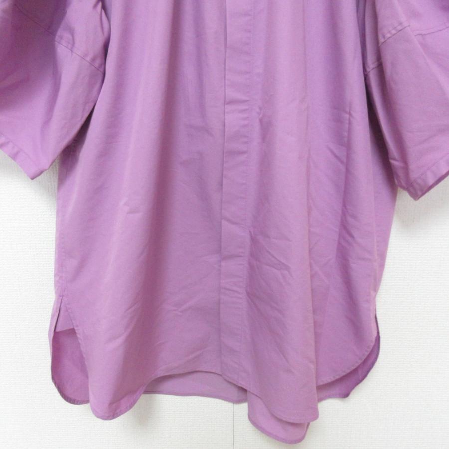 HYKE 美品 23SS ハイク T/C BALLOON SLEEVE BLOUSE ストレッチ