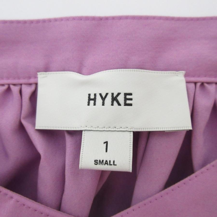 HYKE 美品 23SS ハイク T/C BALLOON SLEEVE BLOUSE ストレッチ