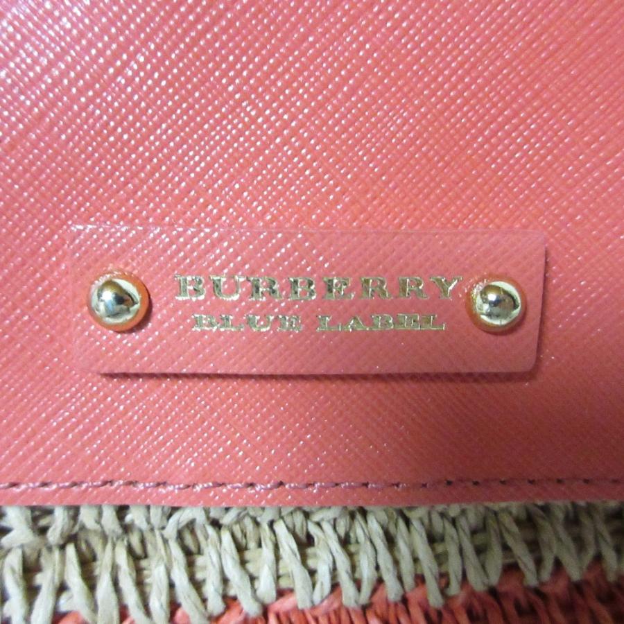 BURBERRY BLUE LABEL（バーバリーブルーレーベル） ストロー レザー 