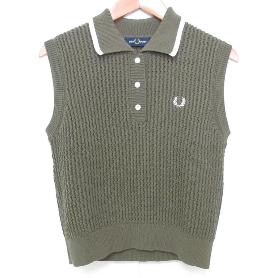 FRED PERRY（フレッドペリー） 新品同様 SLEEVELESS KNITTED POLO