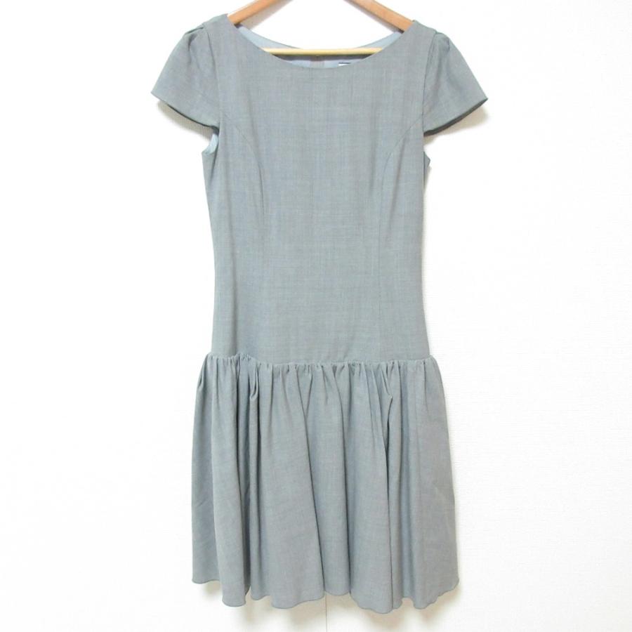 FOXEY NEW YORK 良品 フォクシーニューヨーク 半袖 ギャザー フレア