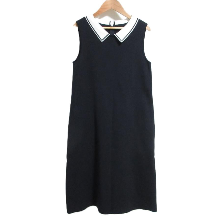 フォクシー 2022 ドレス クレセント 42137 ワンピース 38 ネイビー フォクシー 2022 ドレス クレセント 42137 ワンピース 38