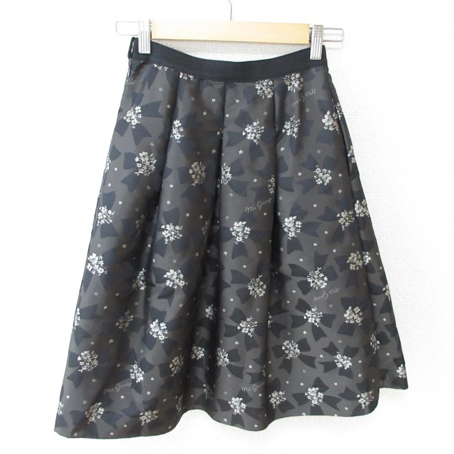 M'S GRACY ガウチョパンツ38 エムズグレイシー M'S GRACY 総柄ガウチョイージーパンツ ワイド