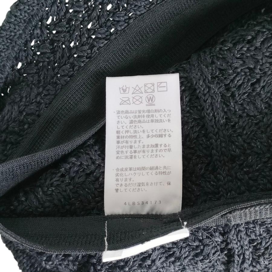 LANVIN en Bleu 美品 ランバンオンブルー メッシュ ニットハット 帽子