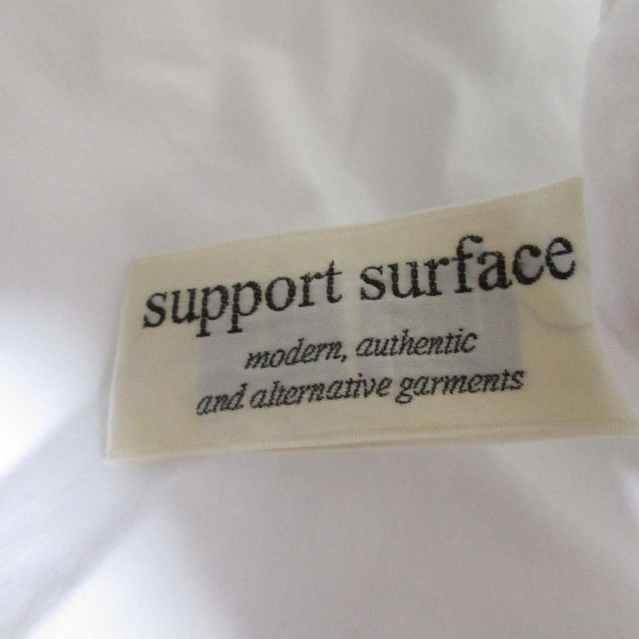 良品 24SS support surface サポートサーフェス レイヤード フレンチスリーブ ブラウス シャツ サイズ1 ホワイト レディース 古着 中古 USED support surface（サポートサーフェス） 良品 24SS support surface