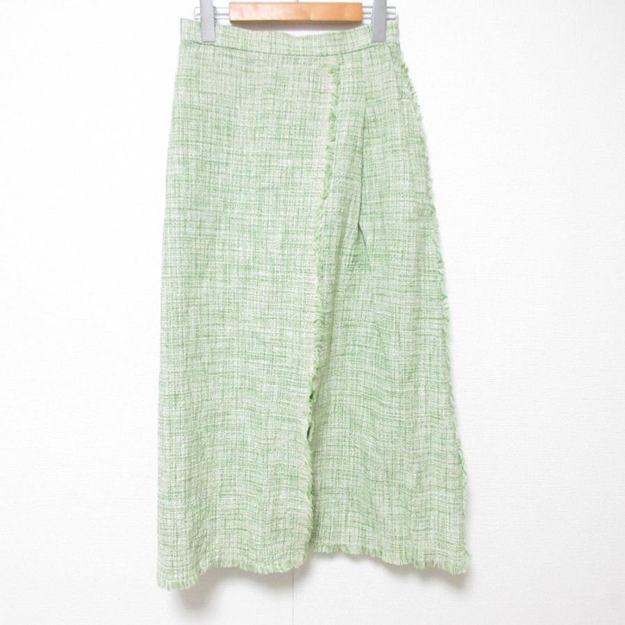 ebure 美品 24SS ebure エブール ロンハーマン別注 ツイードロング