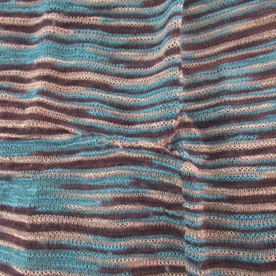 MISSONI（ミッソーニ） ボーダー柄 長袖 ニット カーディガン サイズ38