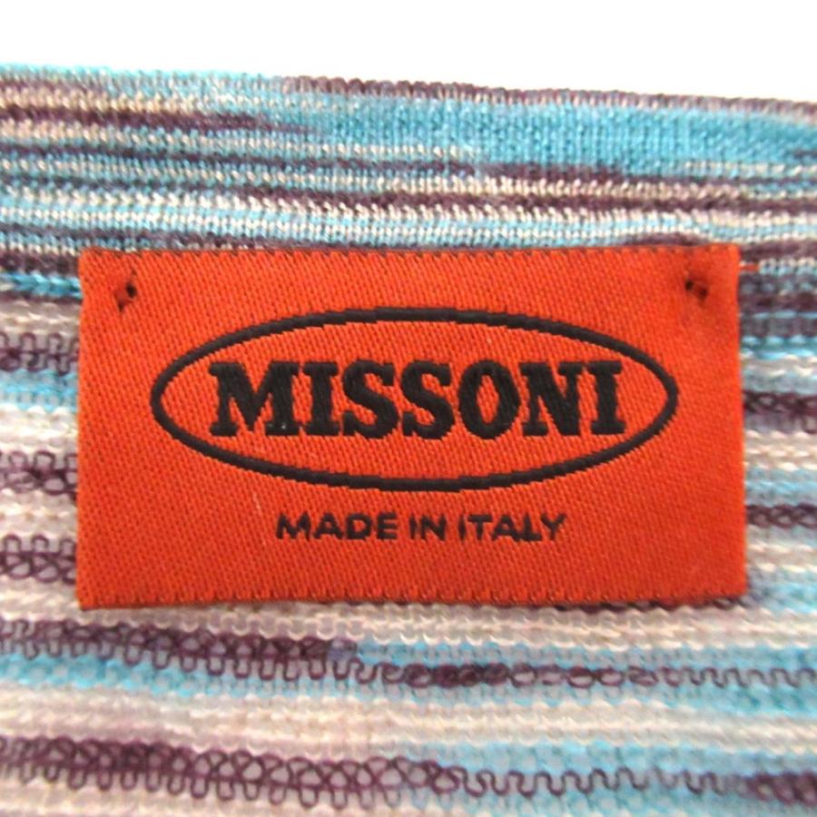 MISSONI（ミッソーニ） ボーダー柄 長袖 ニット カーディガン サイズ38