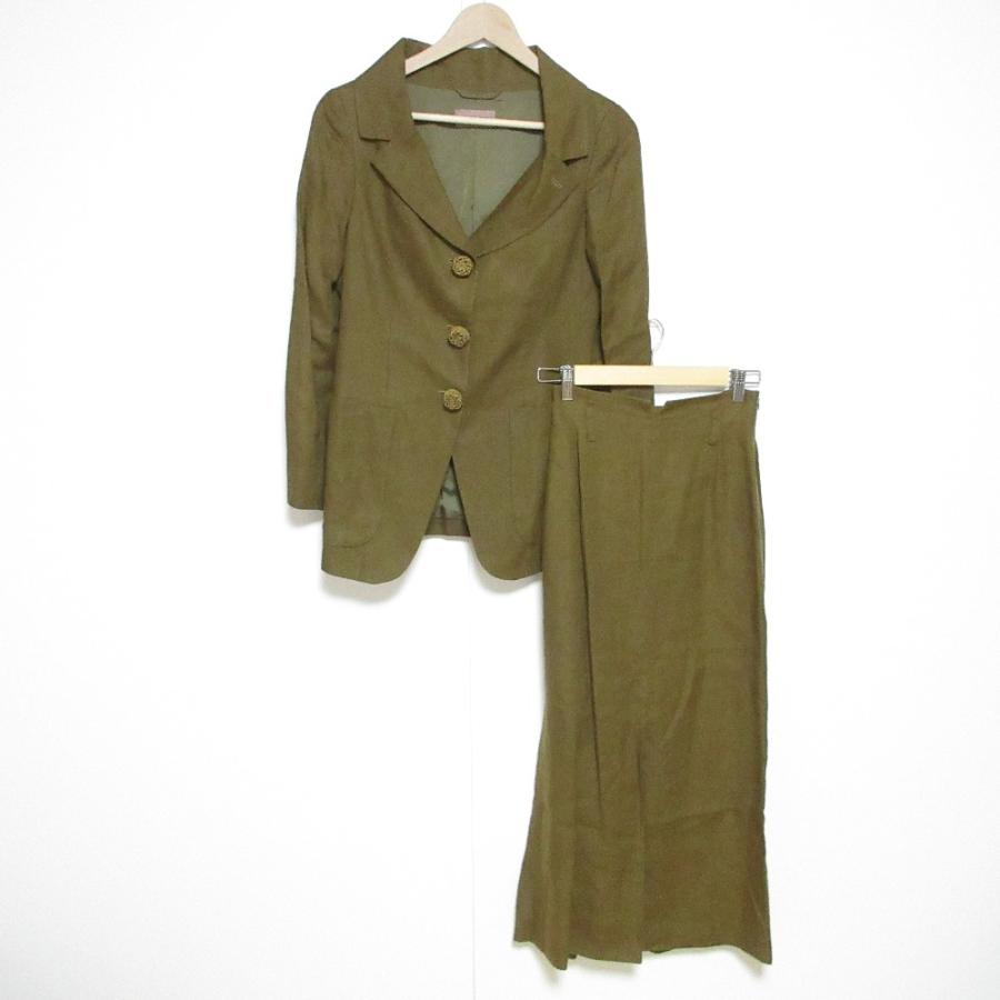 ROMEO GIGLI（ロメオ ジリ） リネンジャケット スカート セットアップ