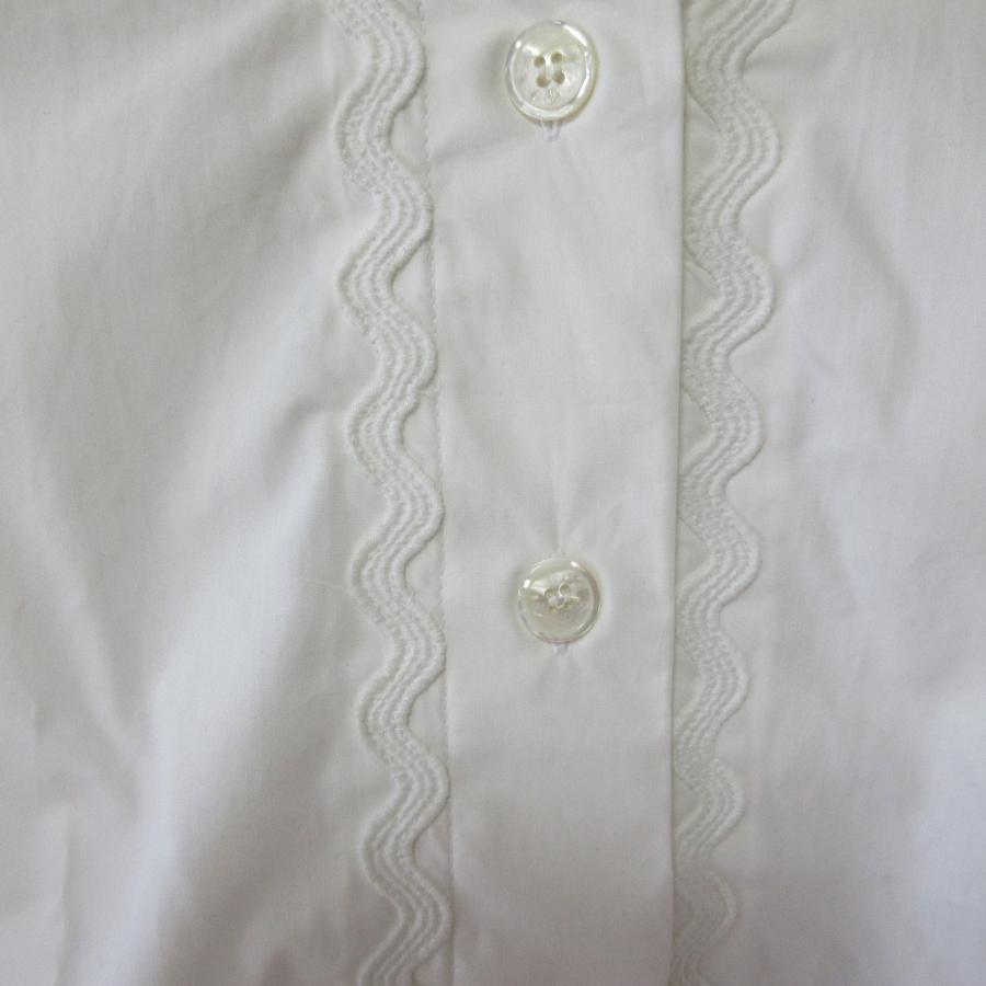PATOU 美品 24SS パトゥ クロップドシャツ ブラウス 24S-BL032-0017  