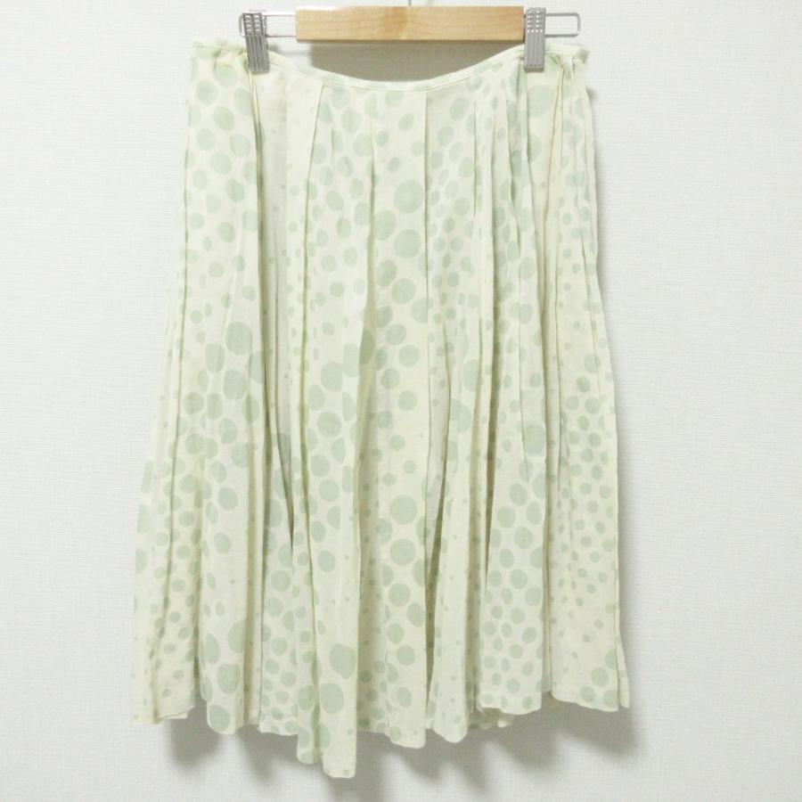 ドリスヴァンノッテン総柄 膝丈スカートコットン デザイナーズ ライト